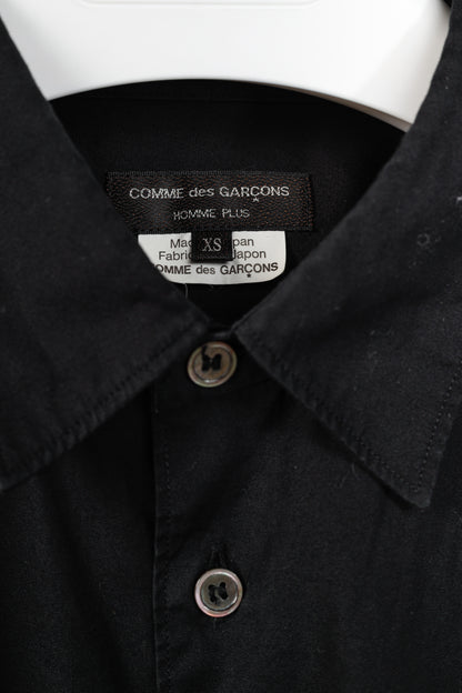 Comme des Garcons Homme Plus SS/18 Black Leopard & Sequin-Trim Shirt