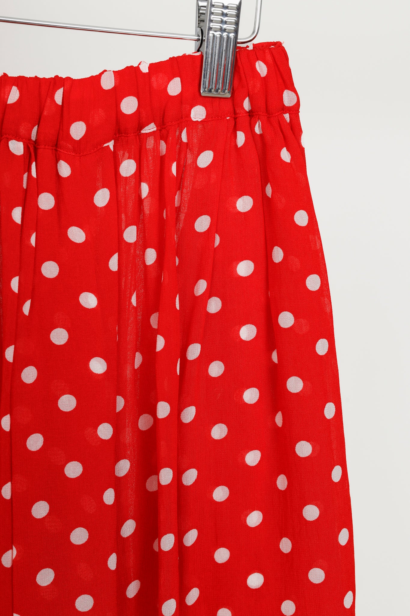 Comme Des Garçons AD 2013 Red Polka Dot Culottes Shorts