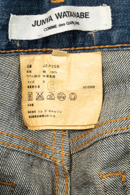 Junya Watanabe Comme des Garcons Blue Cotton Denim Slim Jeans