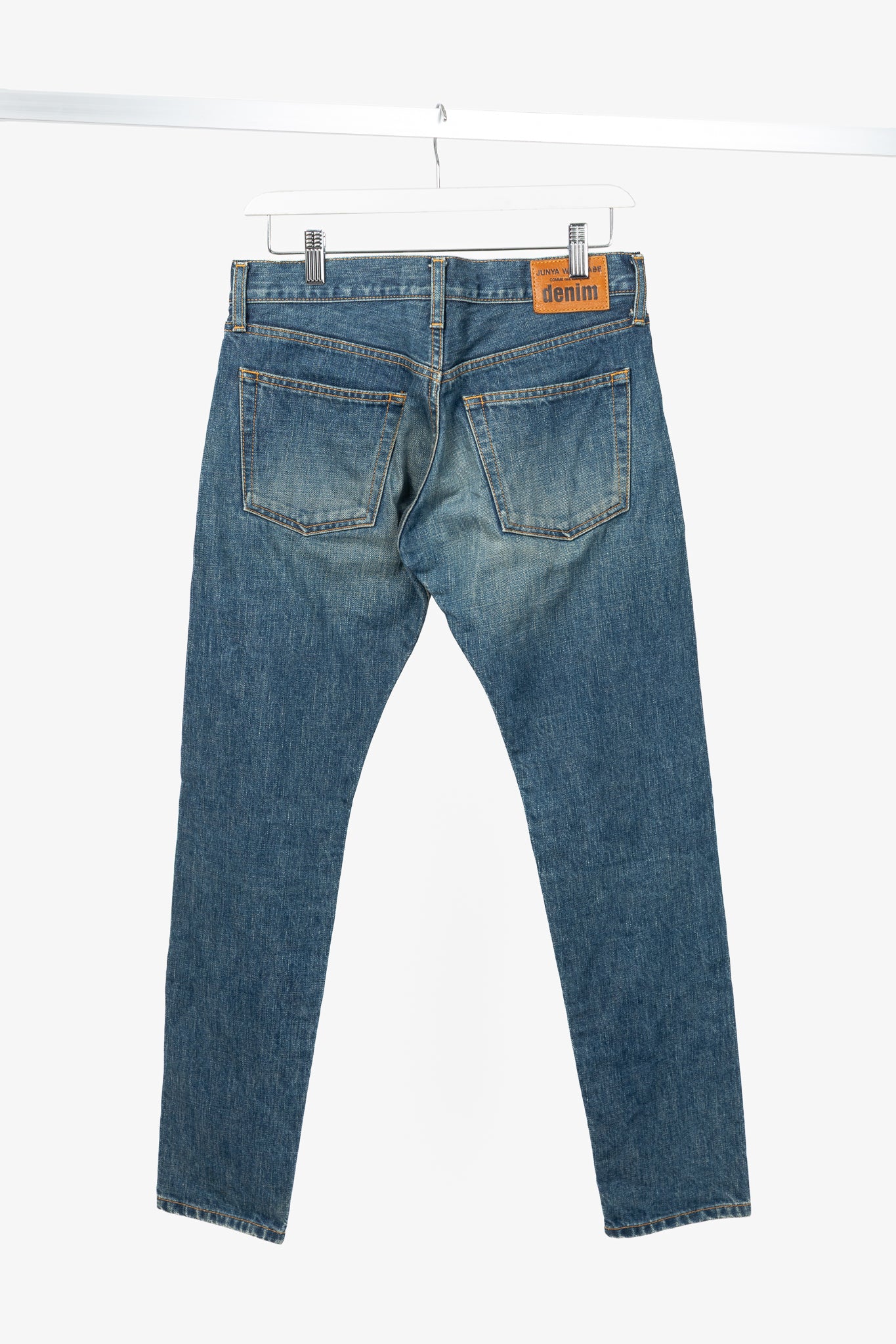 Junya Watanabe Comme des Garcons Blue Cotton Denim Slim Jeans