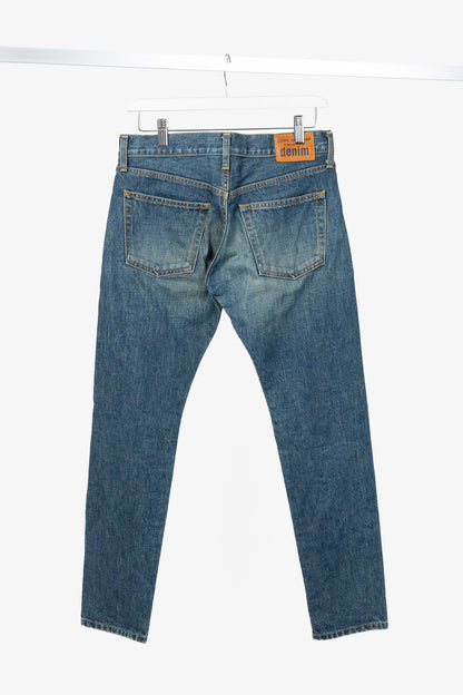 Junya Watanabe Comme des Garcons Blue Cotton Denim Slim Jeans