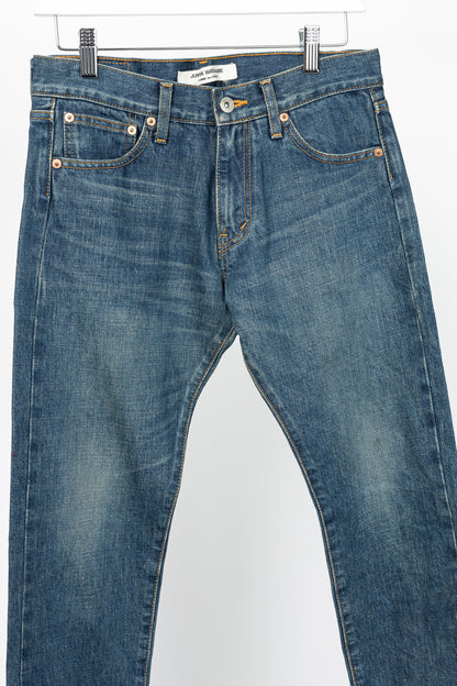 Junya Watanabe Comme des Garcons Blue Cotton Denim Slim Jeans