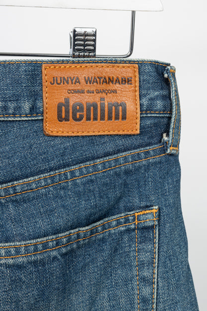 Junya Watanabe Comme des Garcons Blue Cotton Denim Slim Jeans