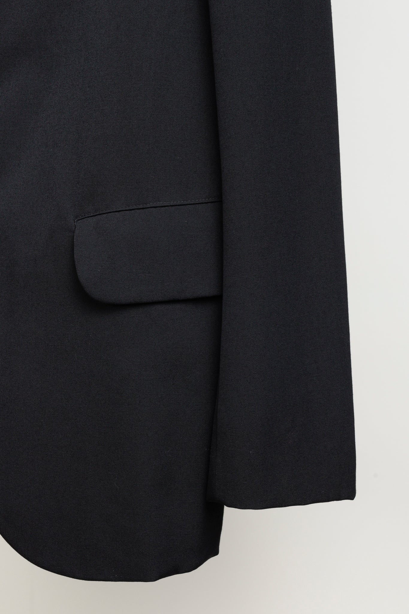 Comme Des Garcons Homme Plus 2017  Black Blazer Multi-Colour Lining