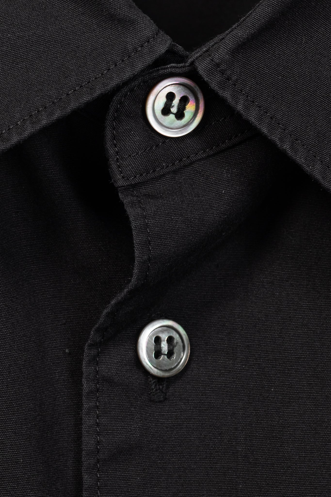 Comme des Garcons Homme Plus Black Cotton-Poplin Gathered-Yoke Buttoned Shirt