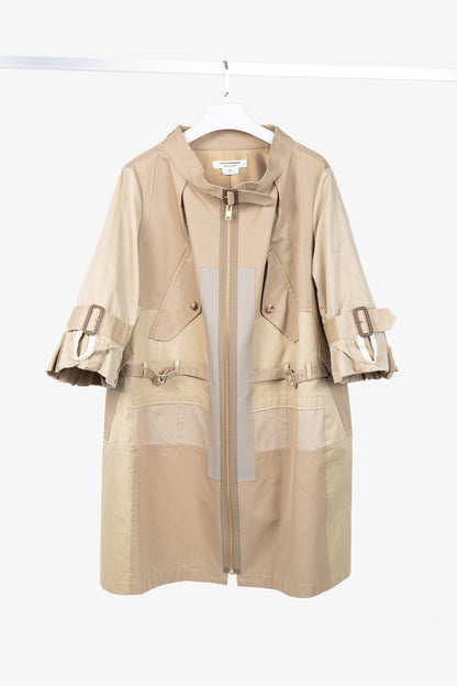 Junya Watanabe Comme Des Garcons SS/20 Runway Khaki Patchwork Trench Coat
