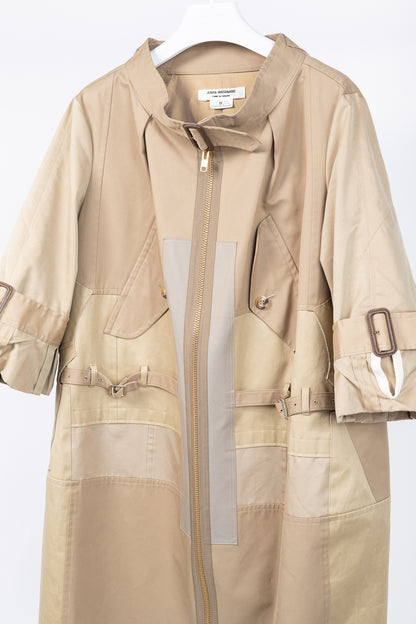 Junya Watanabe Comme Des Garcons SS/20 Runway Khaki Patchwork Trench Coat