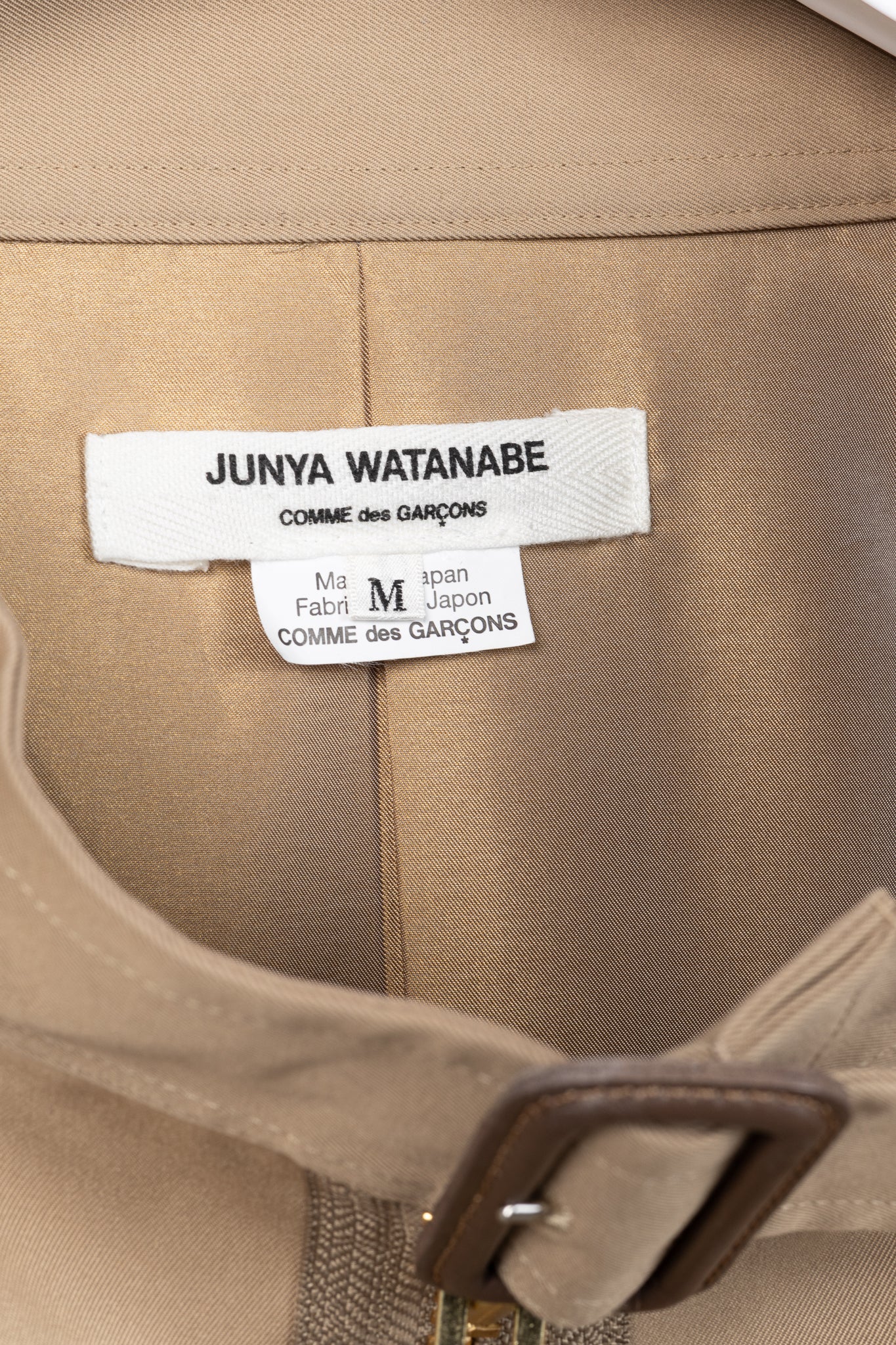 Junya Watanabe Comme Des Garcons SS/20 Runway Khaki Patchwork Trench Coat