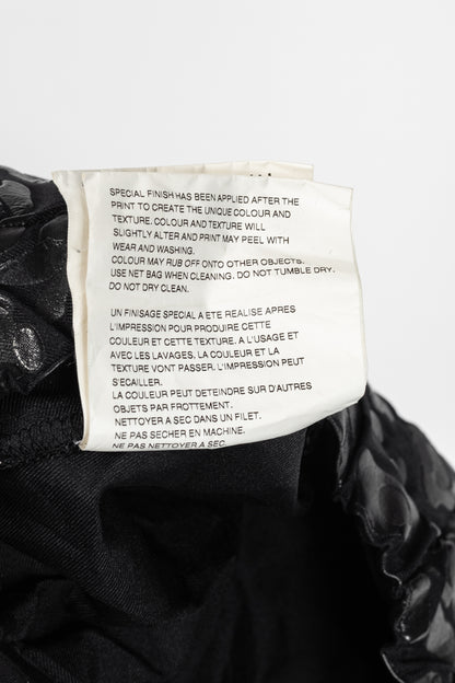 BLACK Comme des Garcons Black Leopard-Twill Balloon Shorts