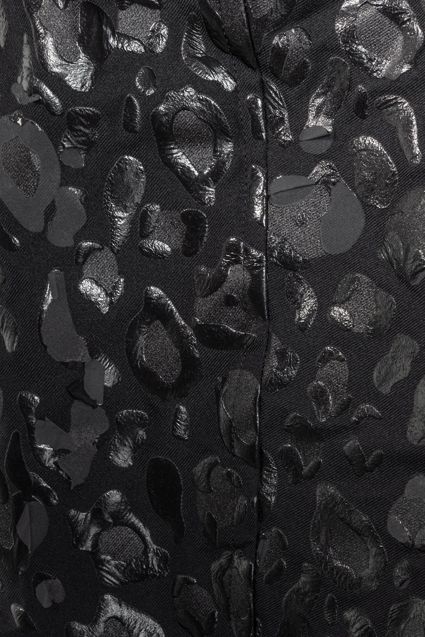 BLACK Comme des Garcons Black Leopard-Twill Balloon Shorts