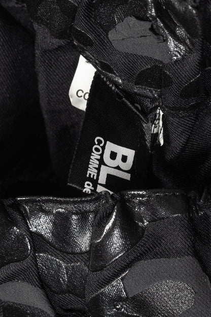 BLACK Comme des Garcons Black Leopard-Twill Balloon Shorts
