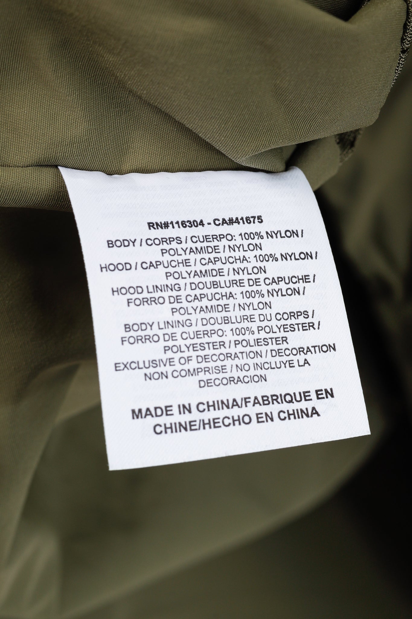 Converse x Kim Jones Burnt Olive Hooded Parka