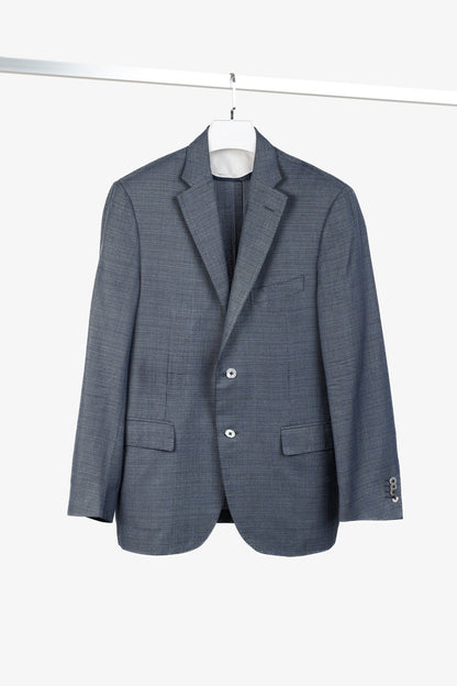 Corneliani Blue Lightweight Wool & Silk Blazer