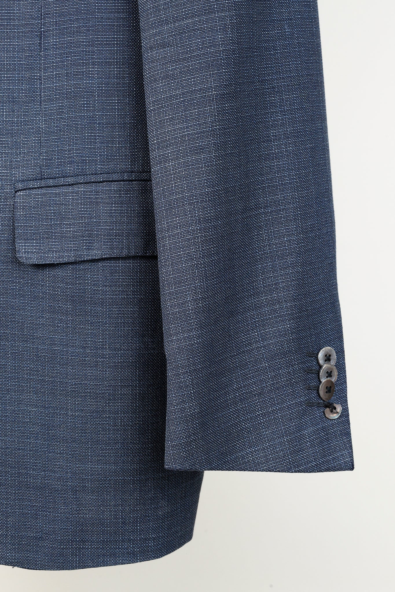 Corneliani Blue Lightweight Wool & Silk Blazer