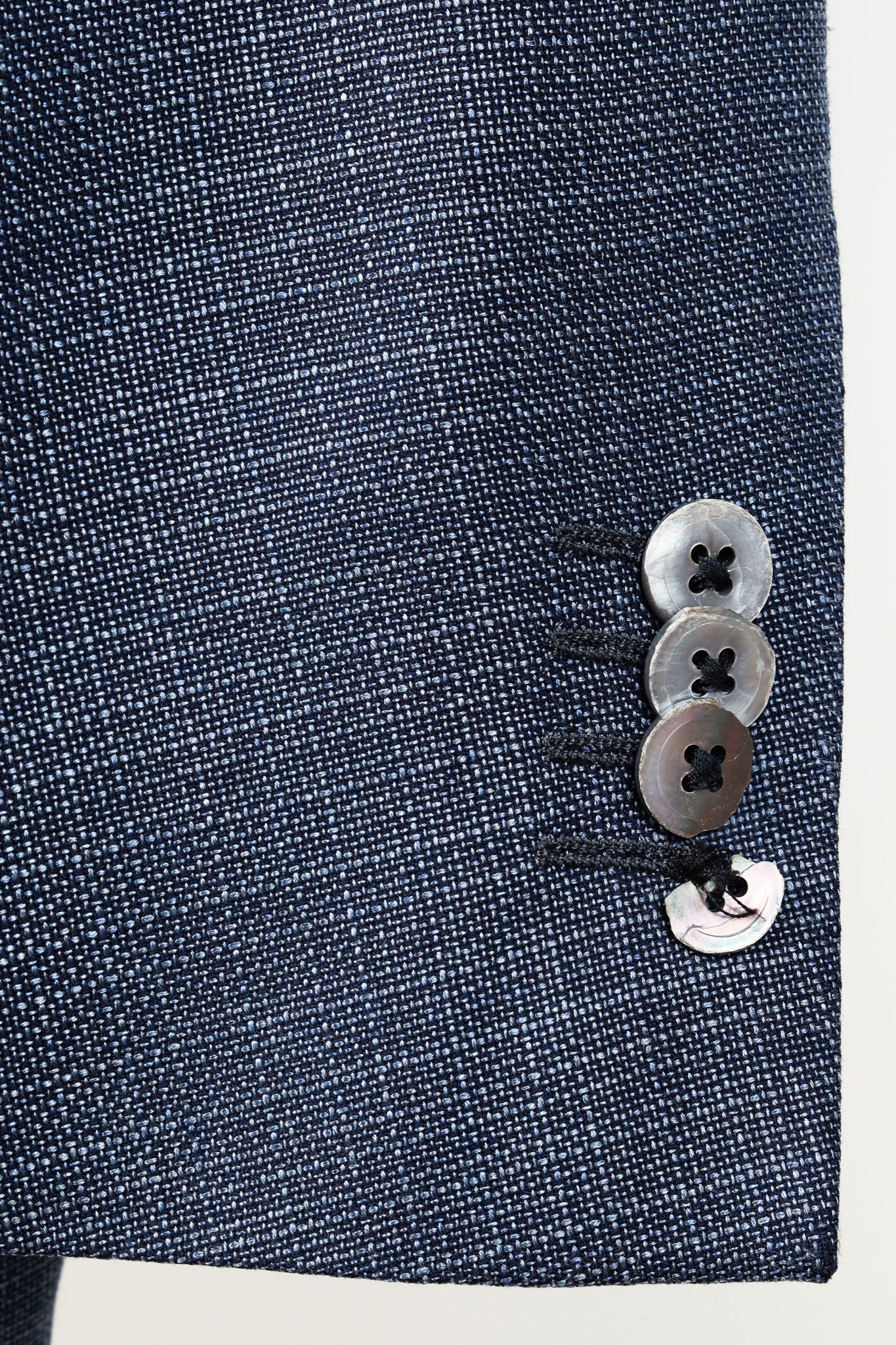 Corneliani Blue Lightweight Wool & Silk Blazer