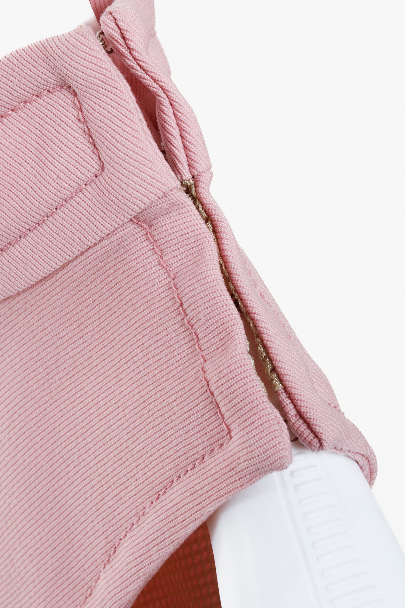 Courreges Paris Pink Wool Mock Neck Top