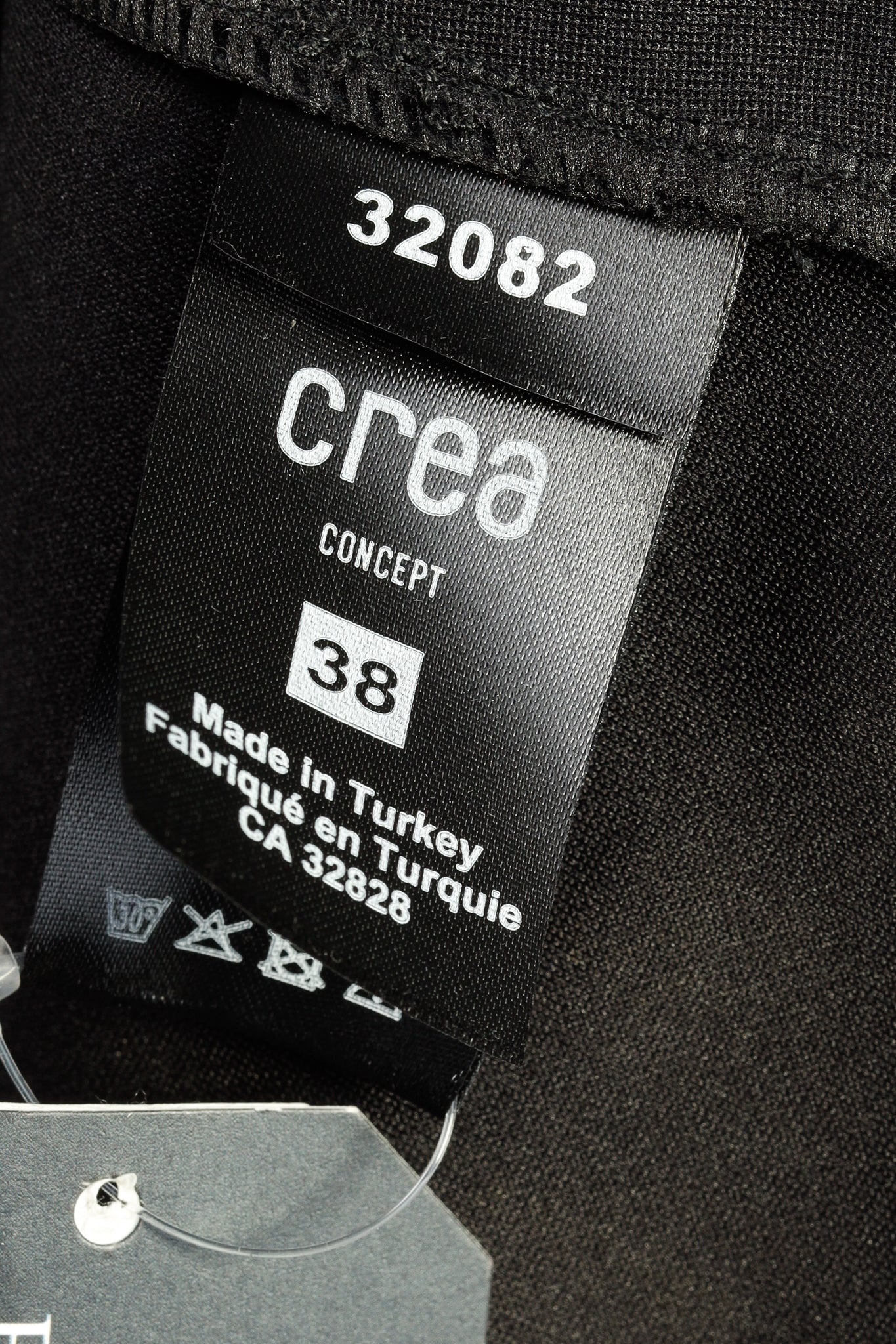 Crea Concept AW/20 Black Velvet-Stripe Moto Jacket