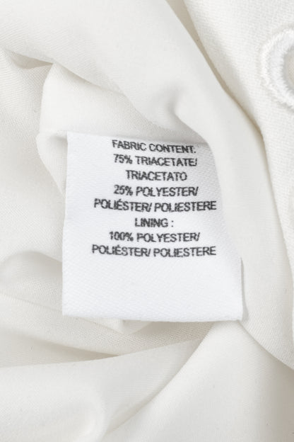 Derek Lam 10 Crosby White Crepe Grommet Laces Mini Dress
