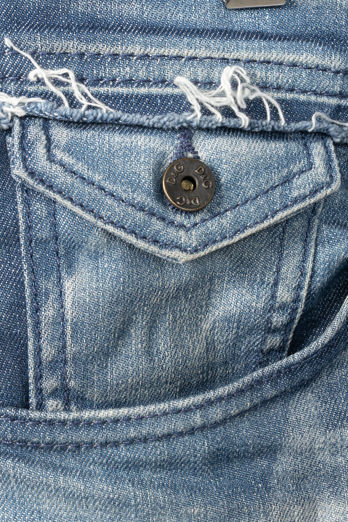 Dolce & Gabbana Mens Blue Distressed Paint-Splatter Straight-Leg Jeans