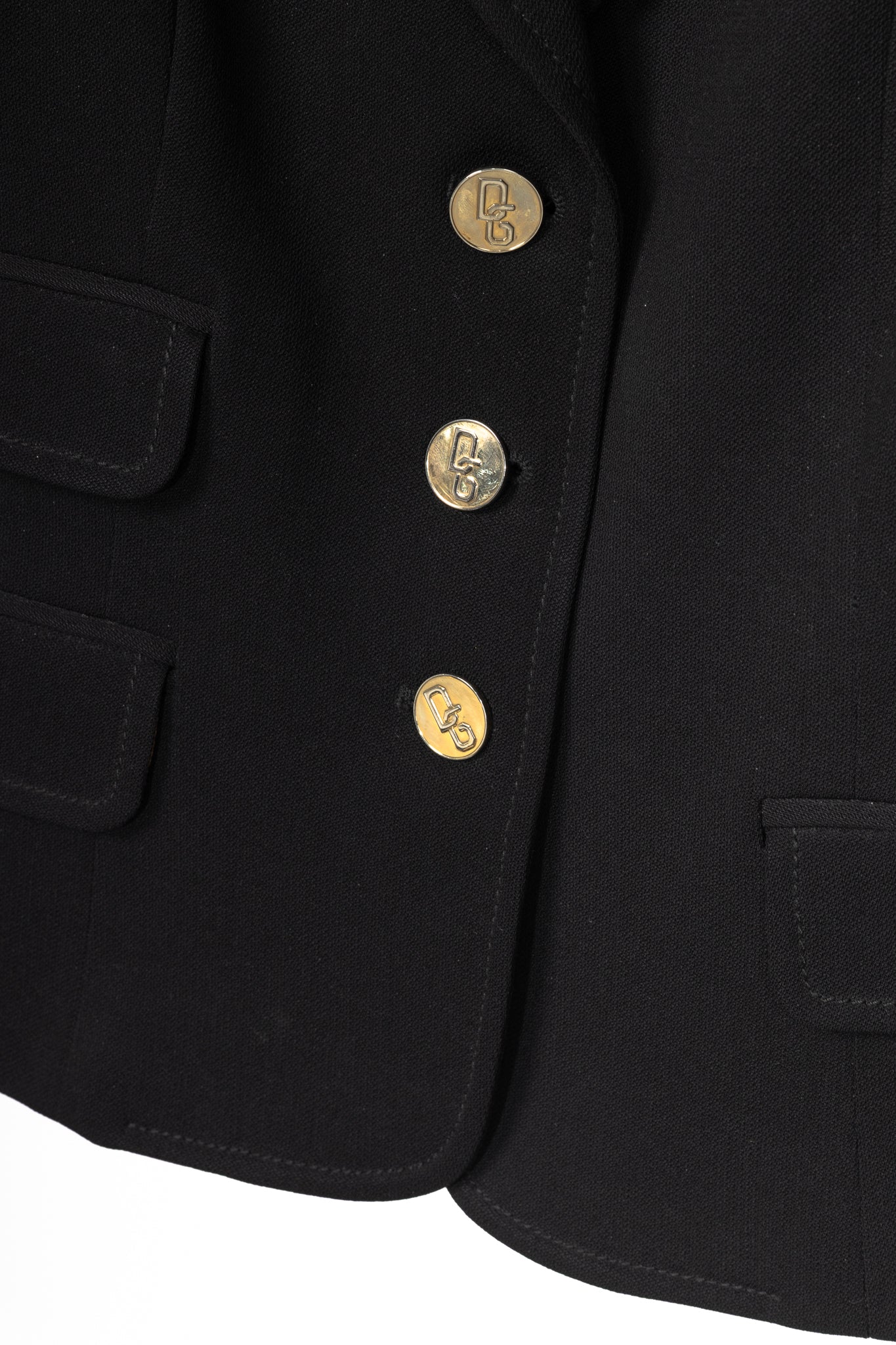 Dolce & Gabbana Black Crepe Blazer