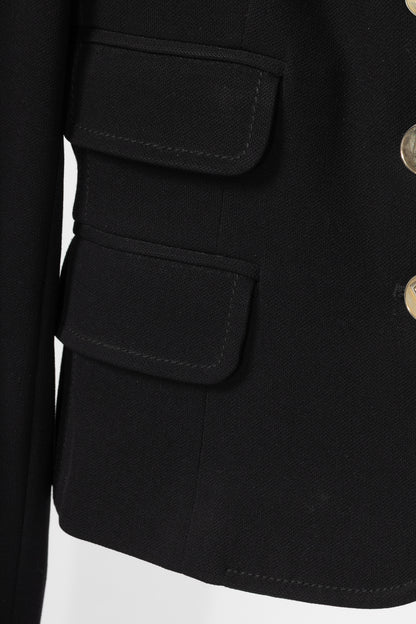 Dolce & Gabbana Black Crepe Blazer
