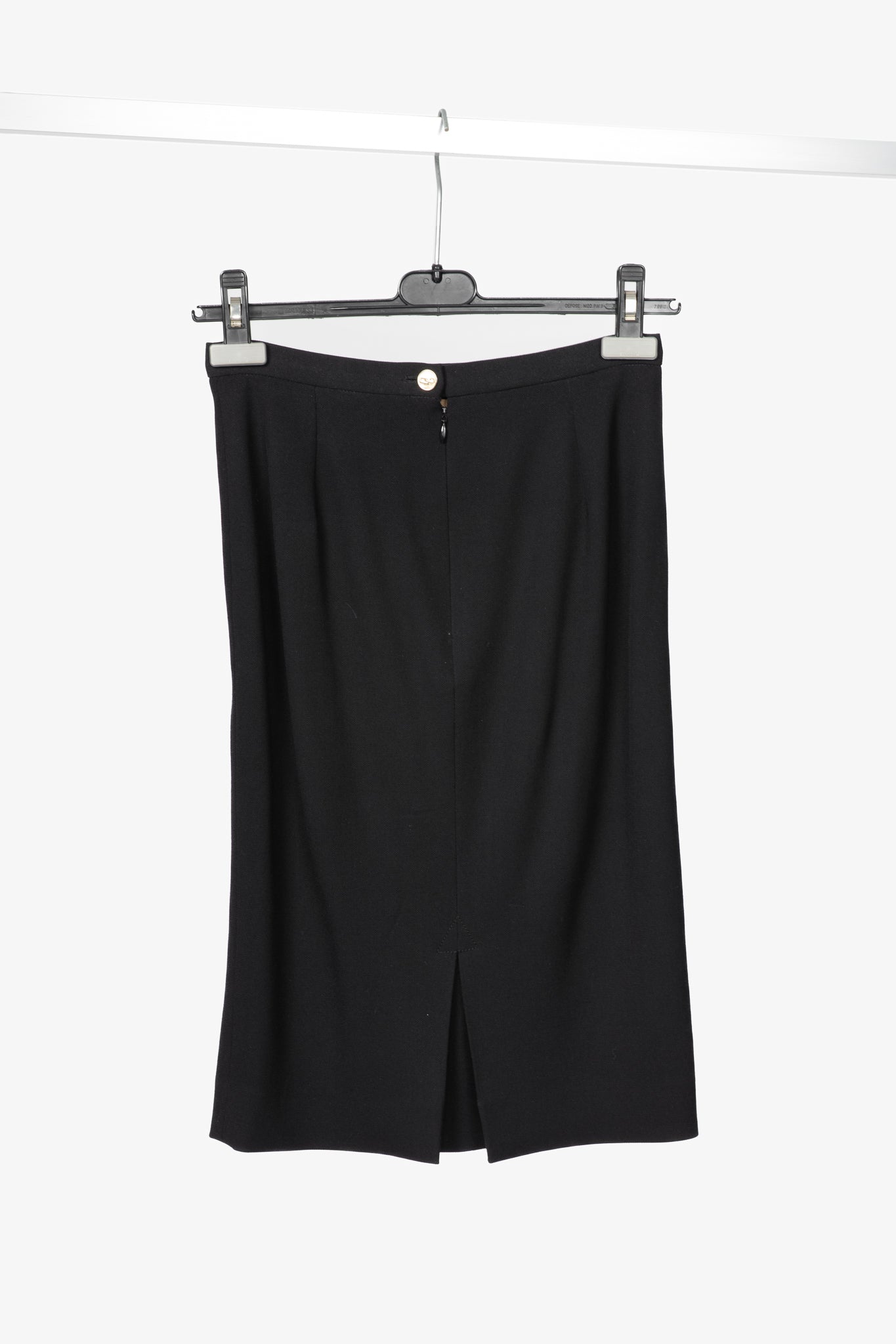 Dolce & Gabbana Black Crepe Pencil Skirt