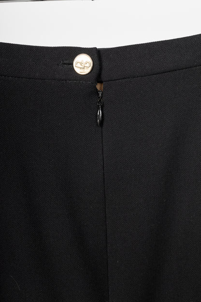 Dolce & Gabbana Black Crepe Pencil Skirt