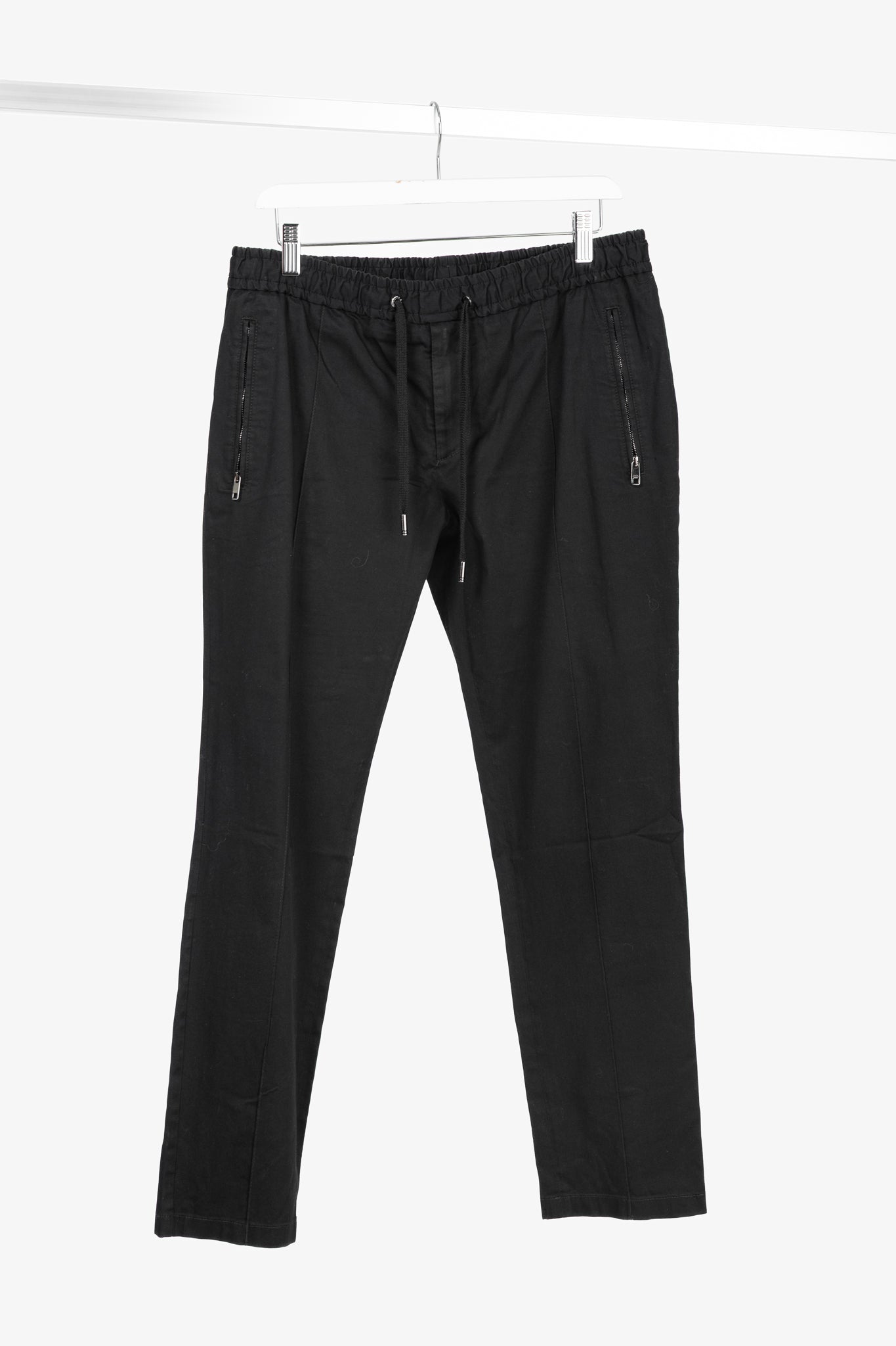 Dolce & Gabbana Black Jogger-Style Elastic Waist Pants