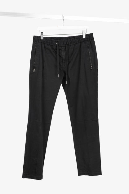 Dolce & Gabbana Black Jogger-Style Elastic Waist Pants