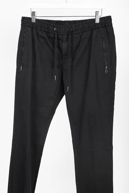 Dolce & Gabbana Black Jogger-Style Elastic Waist Pants