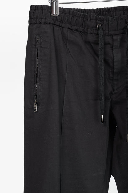 Dolce & Gabbana Black Jogger-Style Elastic Waist Pants