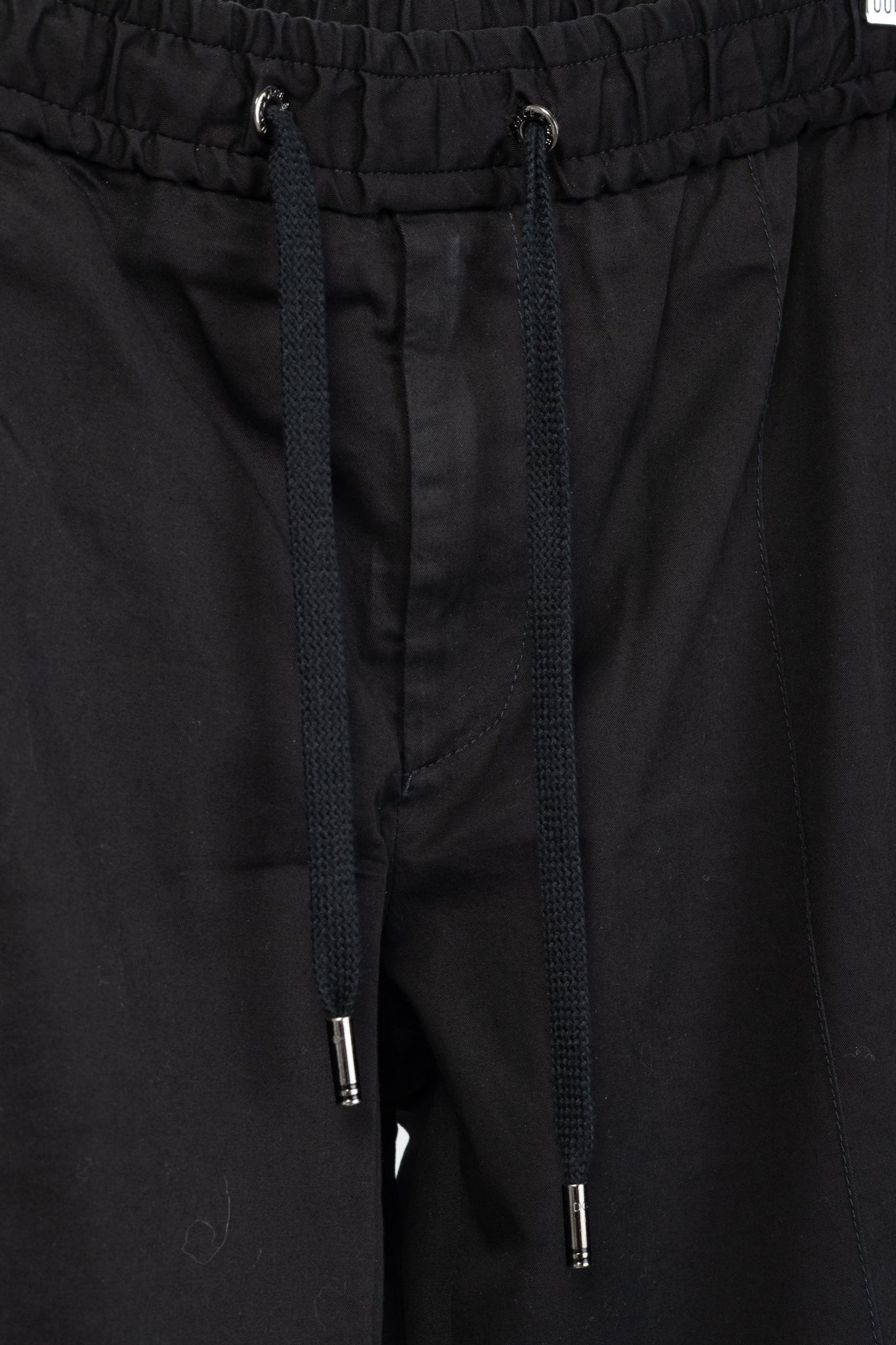 Dolce & Gabbana Black Jogger-Style Elastic Waist Pants