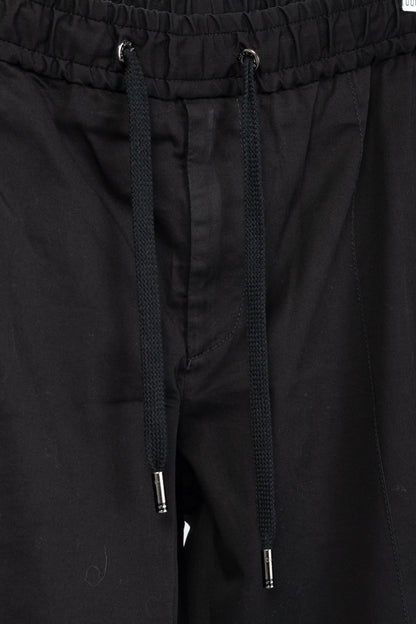 Dolce & Gabbana Black Jogger-Style Elastic Waist Pants