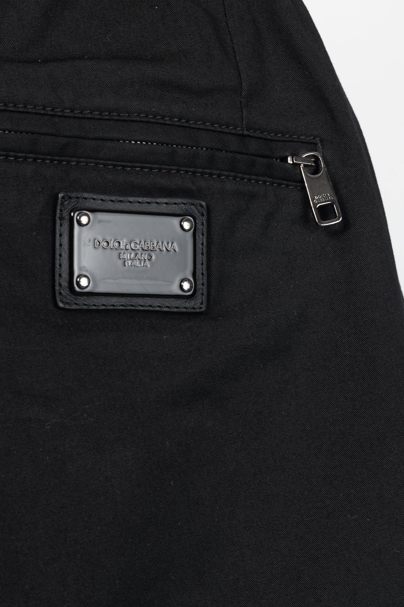 Dolce & Gabbana Black Jogger-Style Elastic Waist Pants
