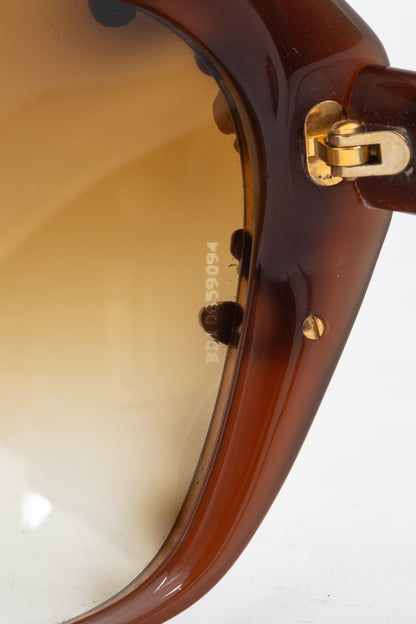 Dolce & Gabbana Sicilian Baroque Brown Cat-Eye Sunglasses