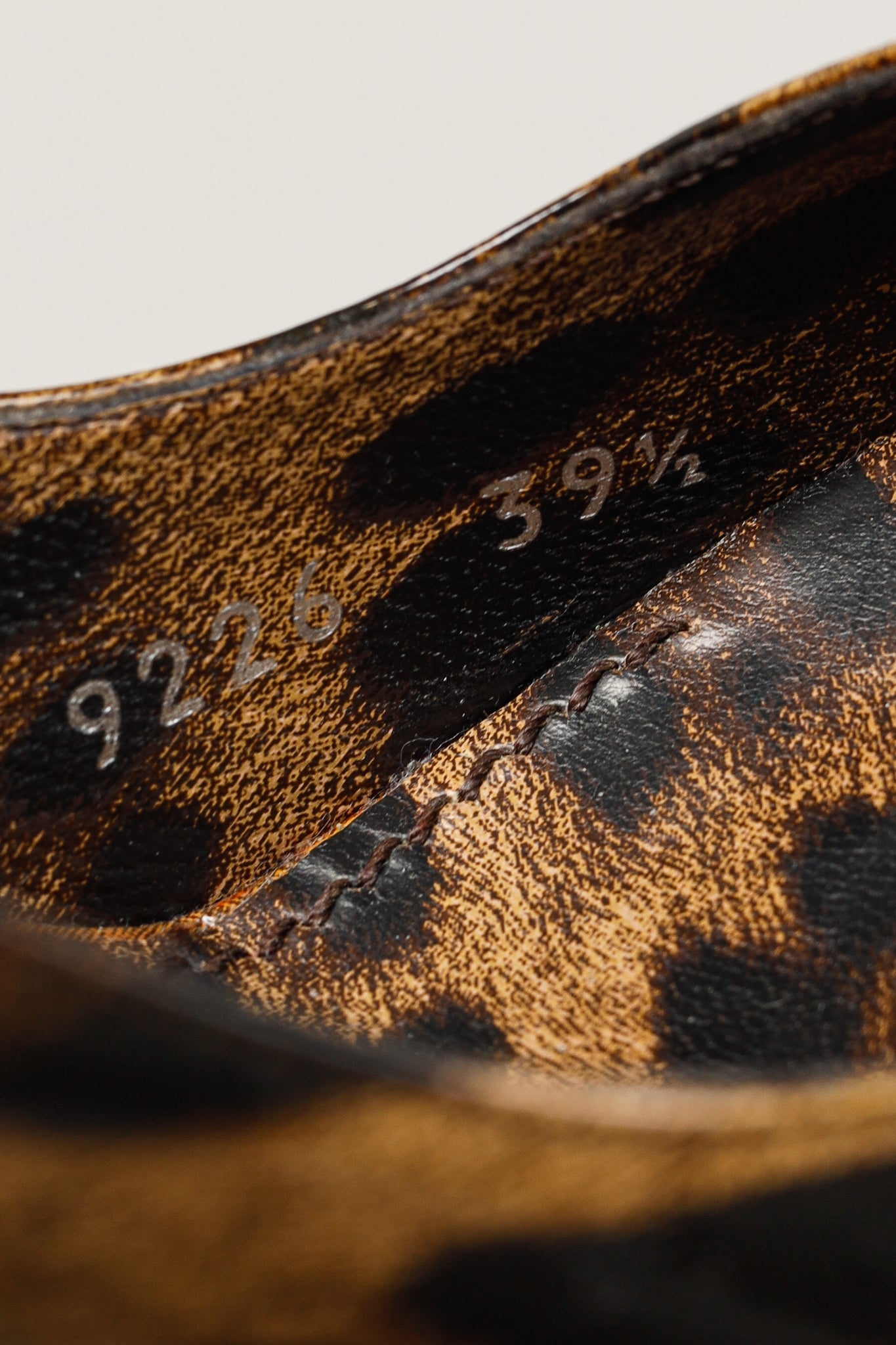 Dolce & Gabbana Brown Leopard Patent Leather Pumps
