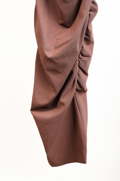 Dolce & Gabbana Clay Ruched Sleeveless Midi Dress