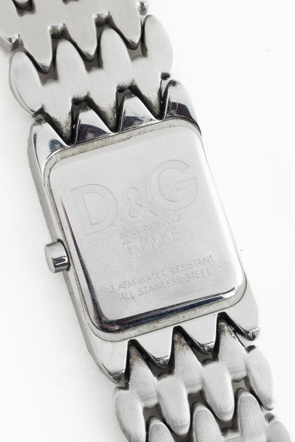 D&G Dolce & Gabbana Sundown "Black" Crystal-Embellished Watch