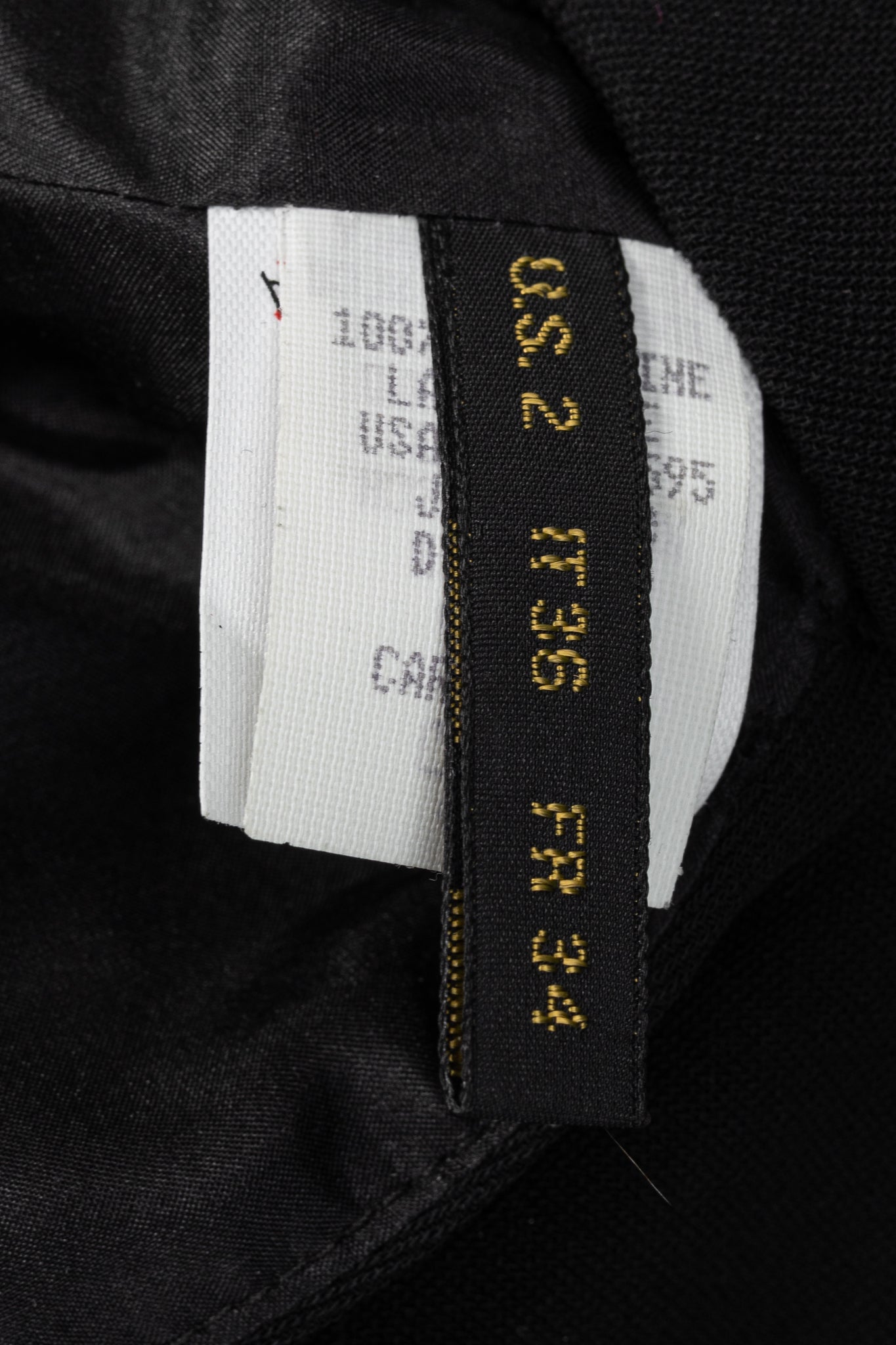 Donna Karan New York Black Wool-Crepe Wrap Blazer