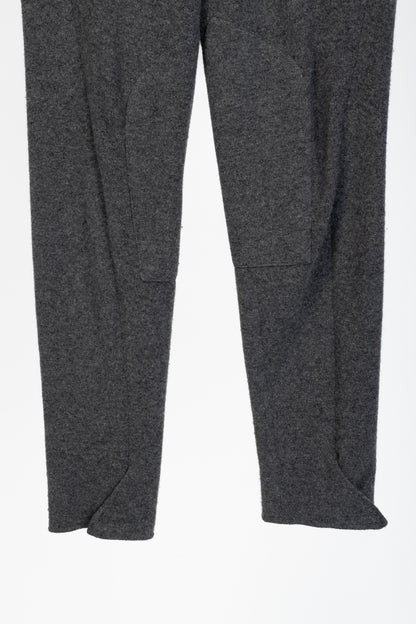 Donna Karan New York Grey Cashmere-Knit Jodhpurs