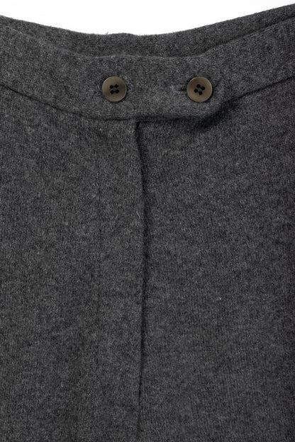 Donna Karan New York Grey Cashmere-Knit Jodhpurs