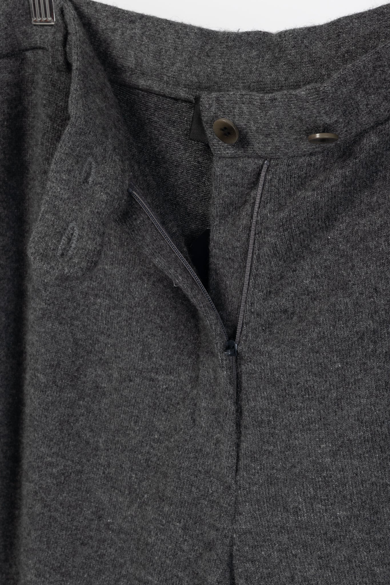 Donna Karan New York Grey Cashmere-Knit Jodhpurs