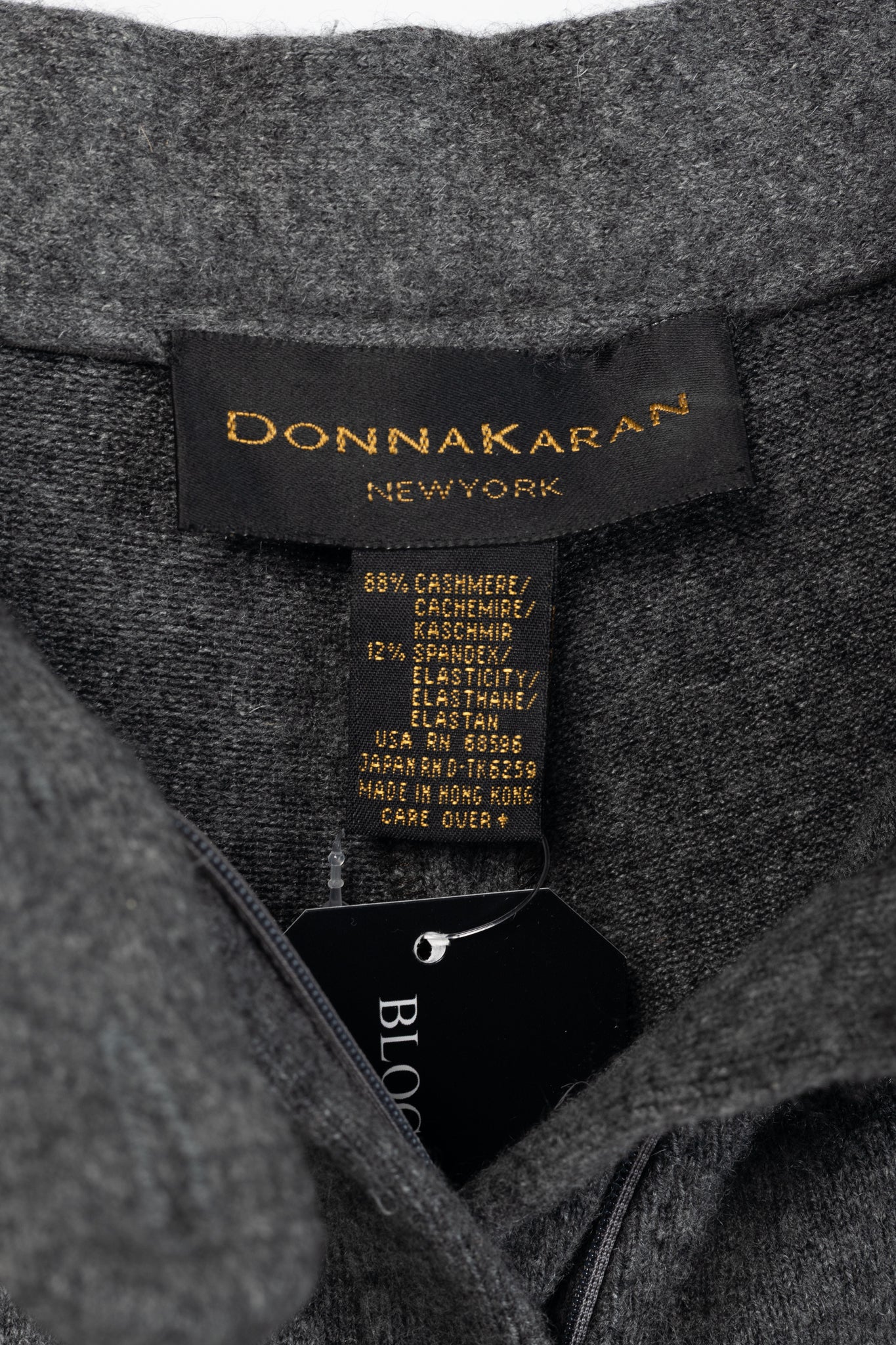 Donna Karan New York Grey Cashmere-Knit Jodhpurs