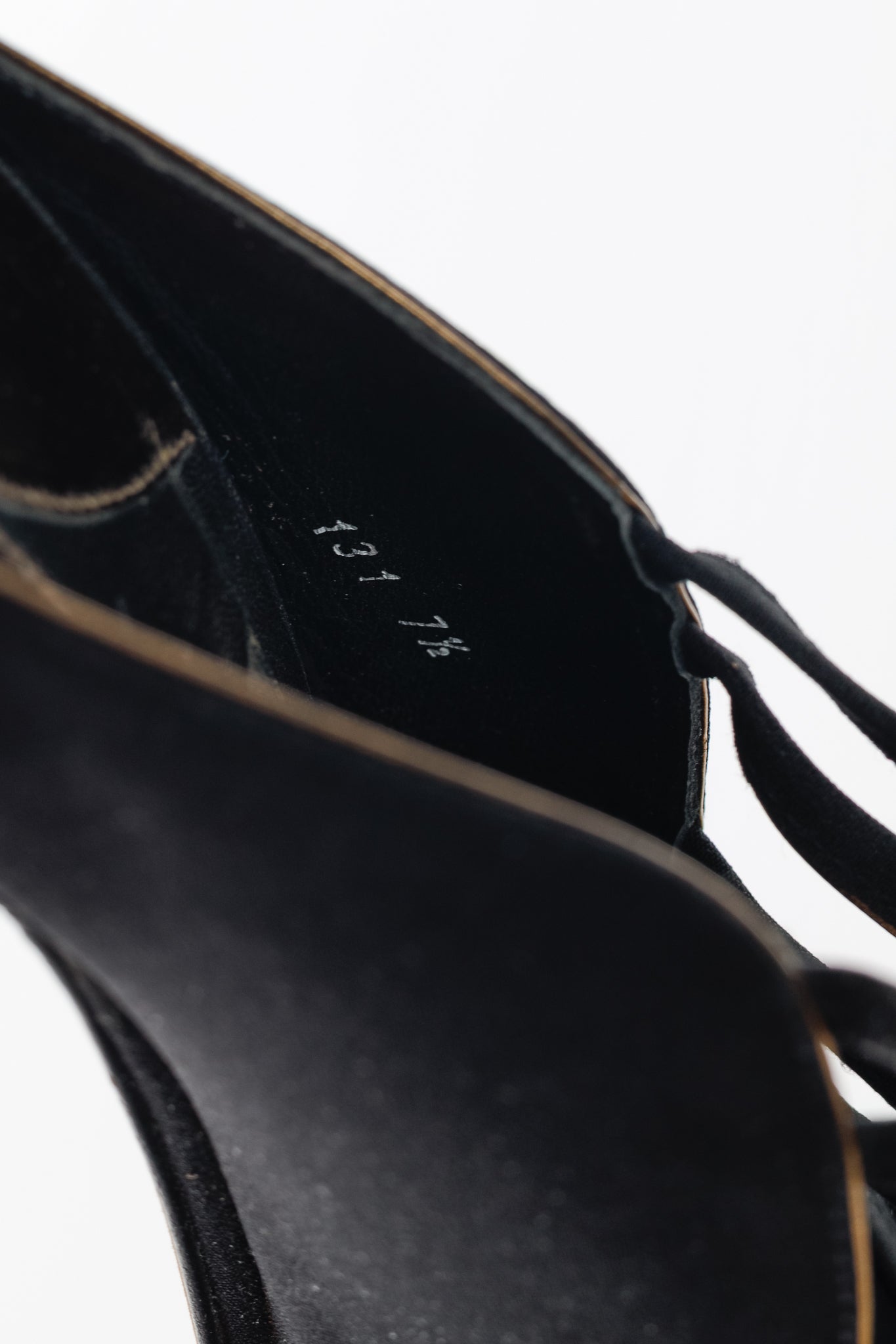 Donna Karan New York Black Criss-Cross Fabric Mules