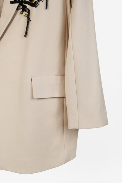 Dorothee Schumacher Emotional Essence Subtle Stone Embroidered Jacket