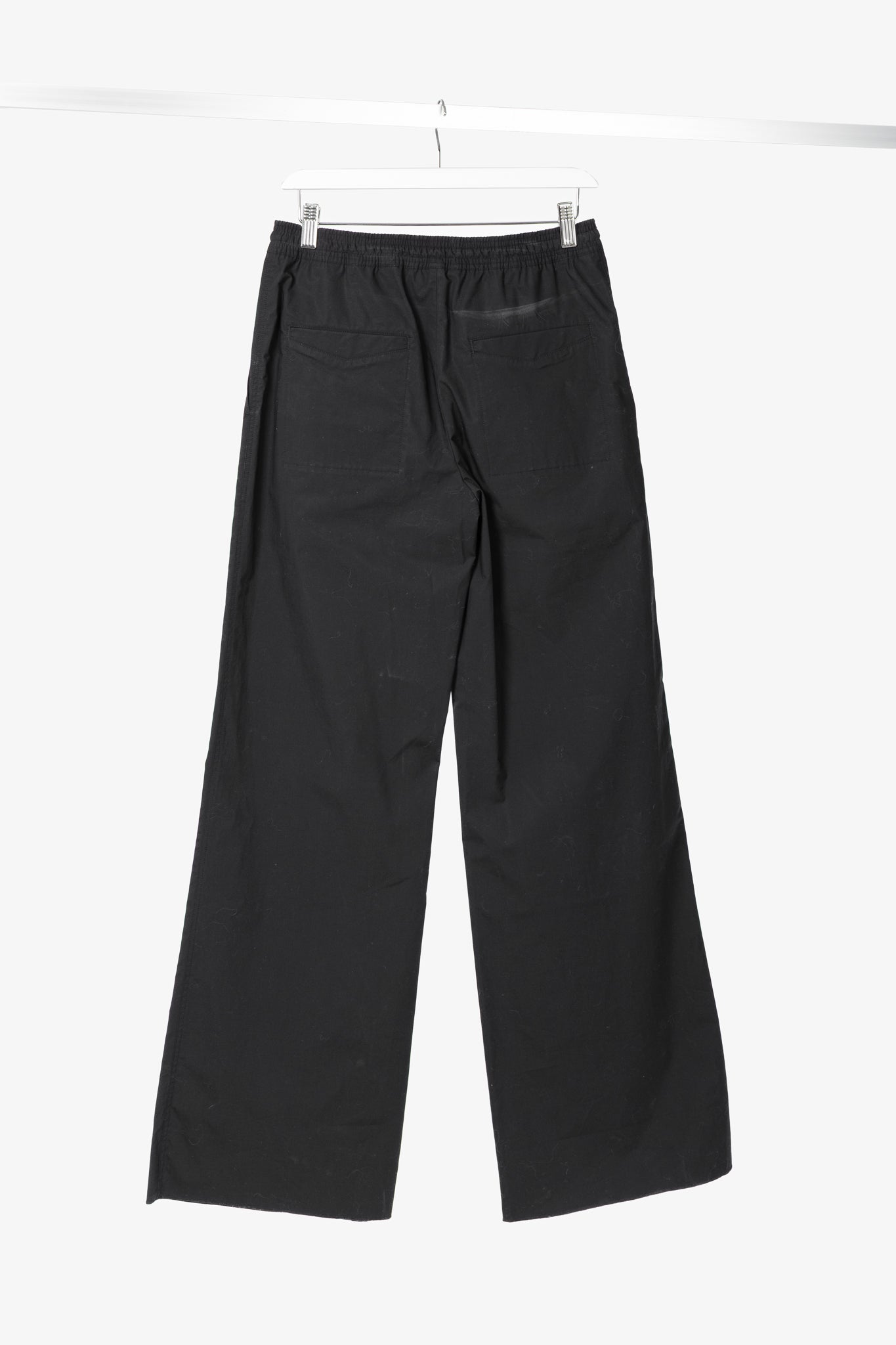 Dorothee Schumacher Poplin Power Black Cotton Flared Pants