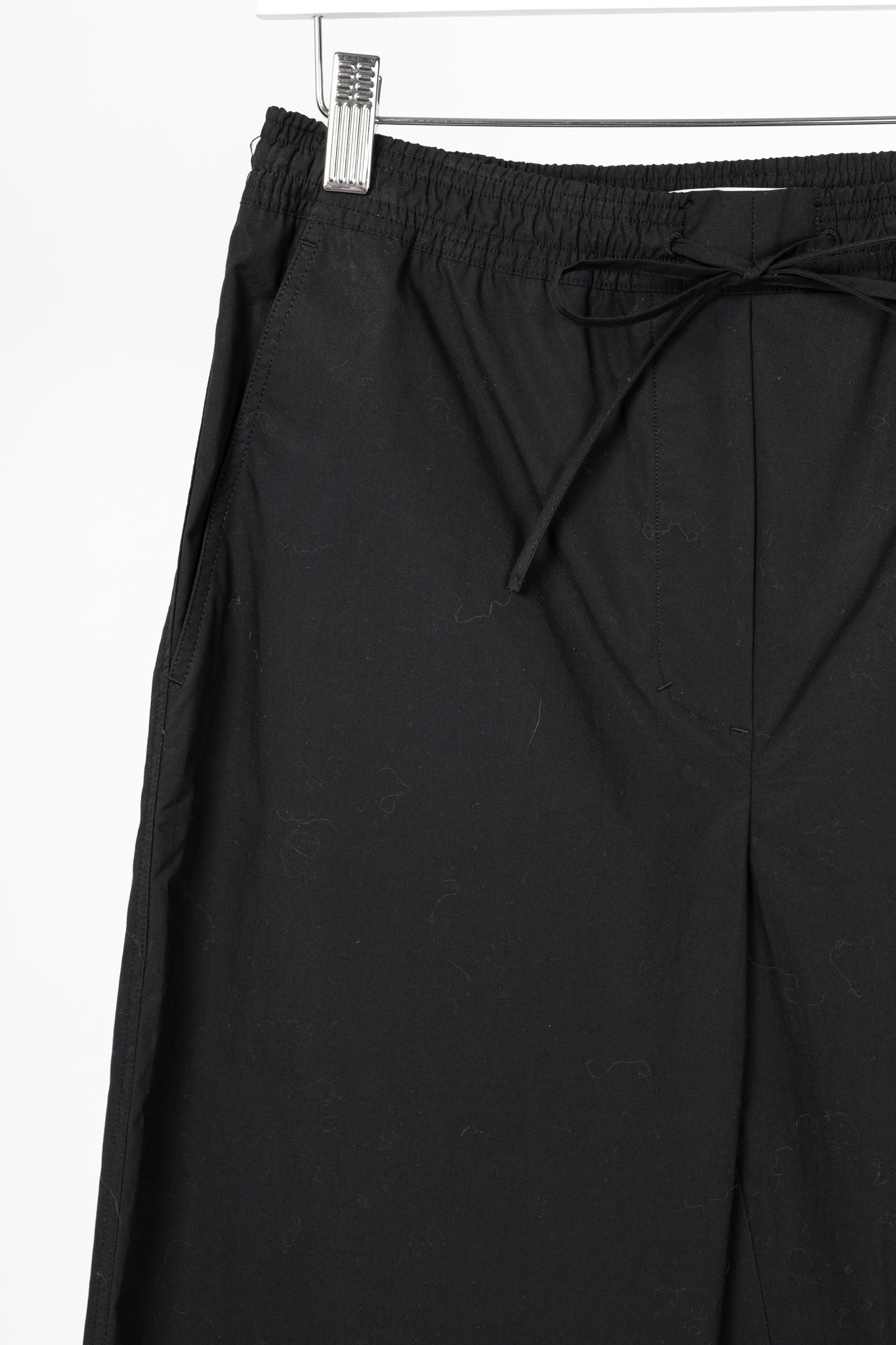 Dorothee Schumacher Poplin Power Black Cotton Flared Pants
