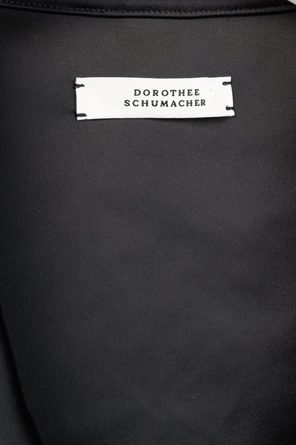 Dorothee Schumacher Emotional Essence Black Double-Breasted Tuxedo Vest
