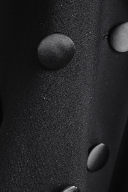 Dorothee Schumacher Emotional Essence Black Double-Breasted Tuxedo Vest