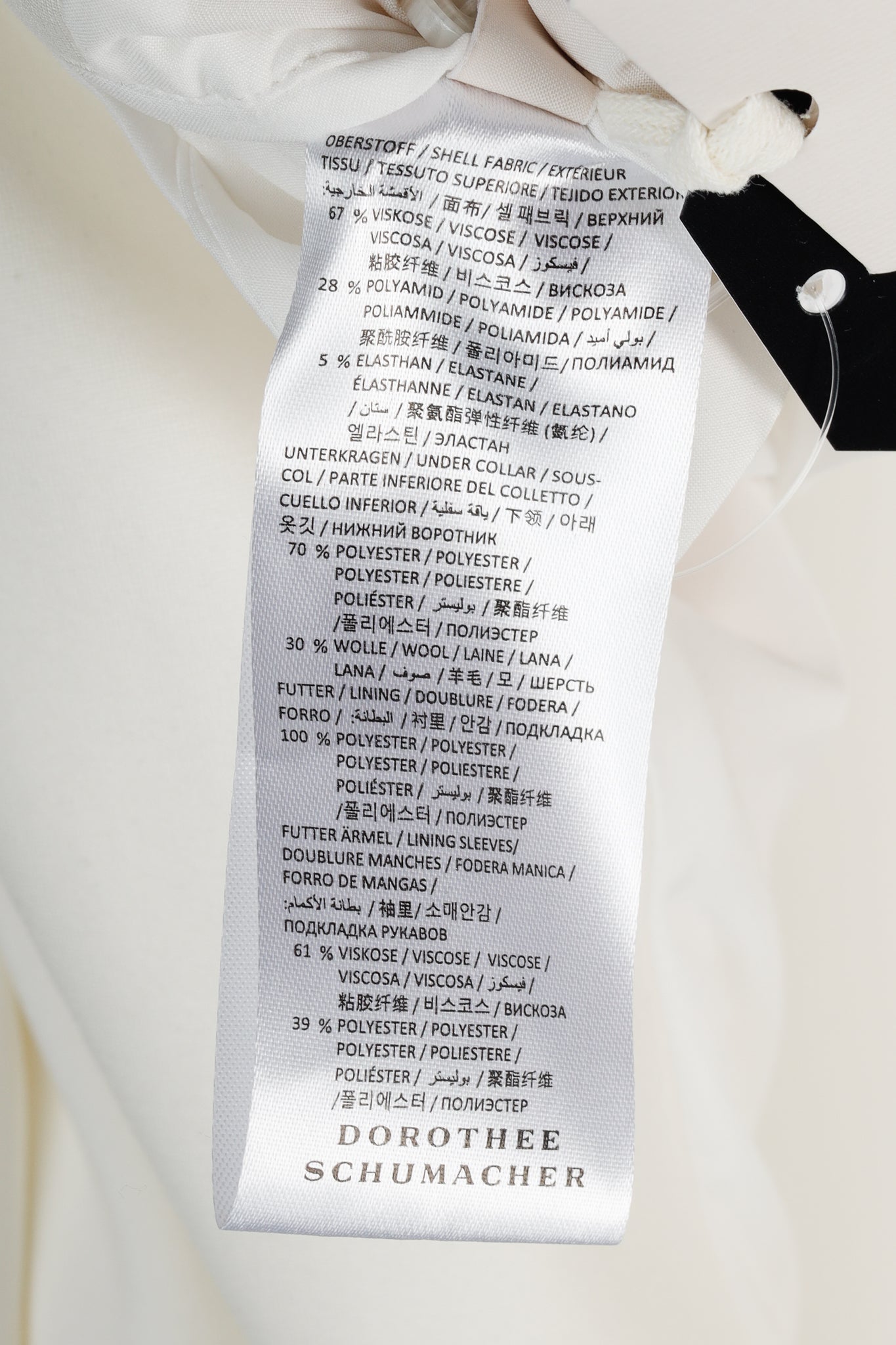 Dorothee Schumacher Essence Camellia White Oversized Jacket